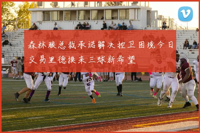 森林狼总裁承诺解决控卫困境今日交易里德换来三球新希望