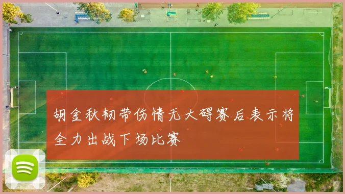 胡金秋韧带伤情无大碍赛后表示将全力出战下场比赛